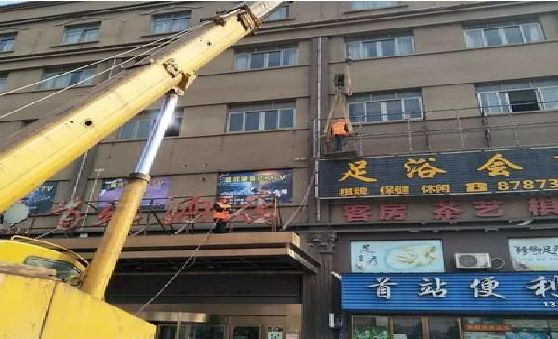怀宁安装较高的门店招牌有什么好的方法？
